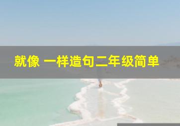 就像 一样造句二年级简单